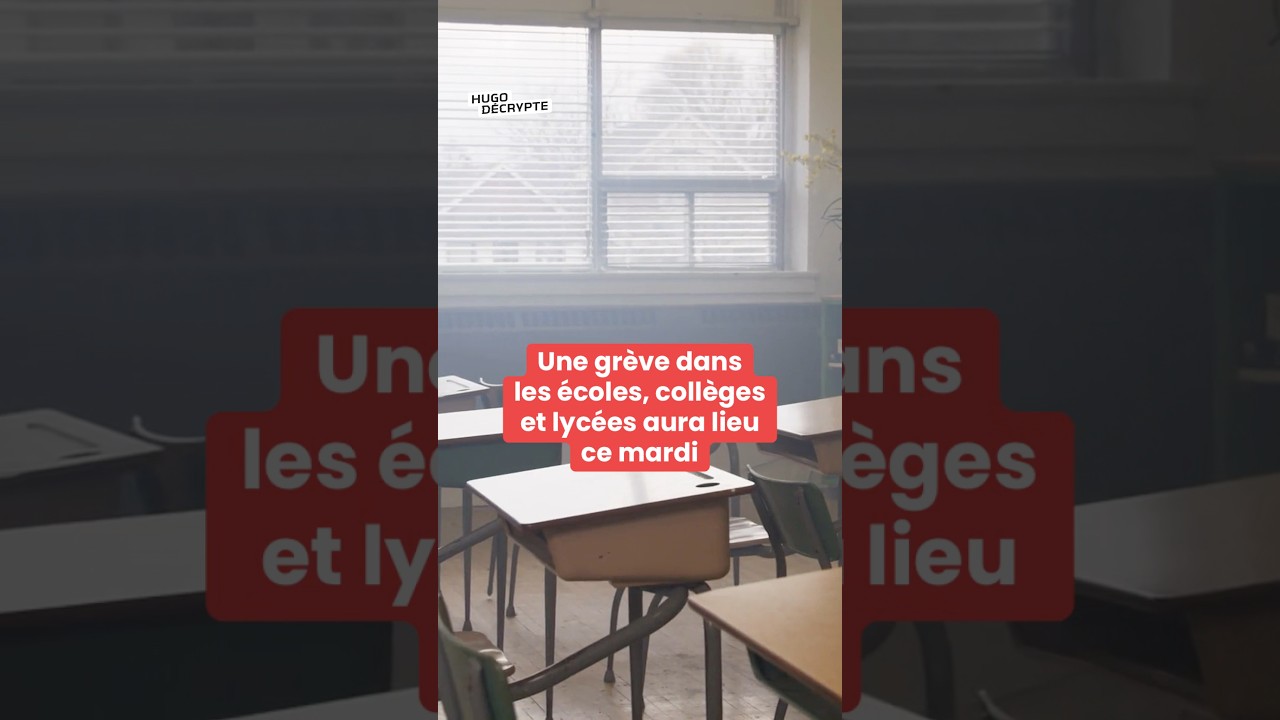 Une grève aura lieu ce mardi dans les écoles, collèges et lycées français