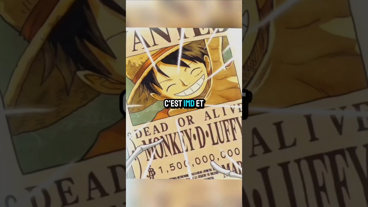 LUFFY APPREND SA PRIME DE 1,5 MILLIARD 💰🔥 #onepiece #luffy #shorts #anime