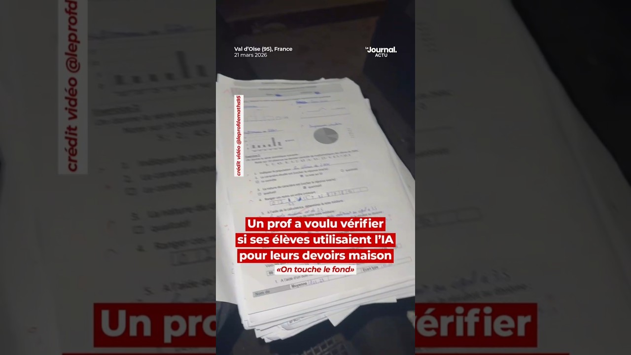 Un prof a voulu vérifier si ses élèves utilisaient l'IA pour leurs devoirs maison...