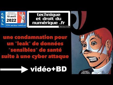 #394 un leak de données sensibles de santé après une cyber attaque CNIL delibération 15 avril 2022