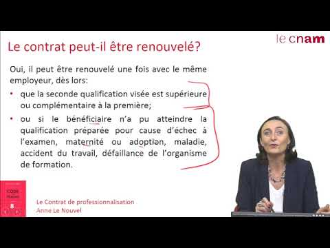 Le contrat de professionnalisation
