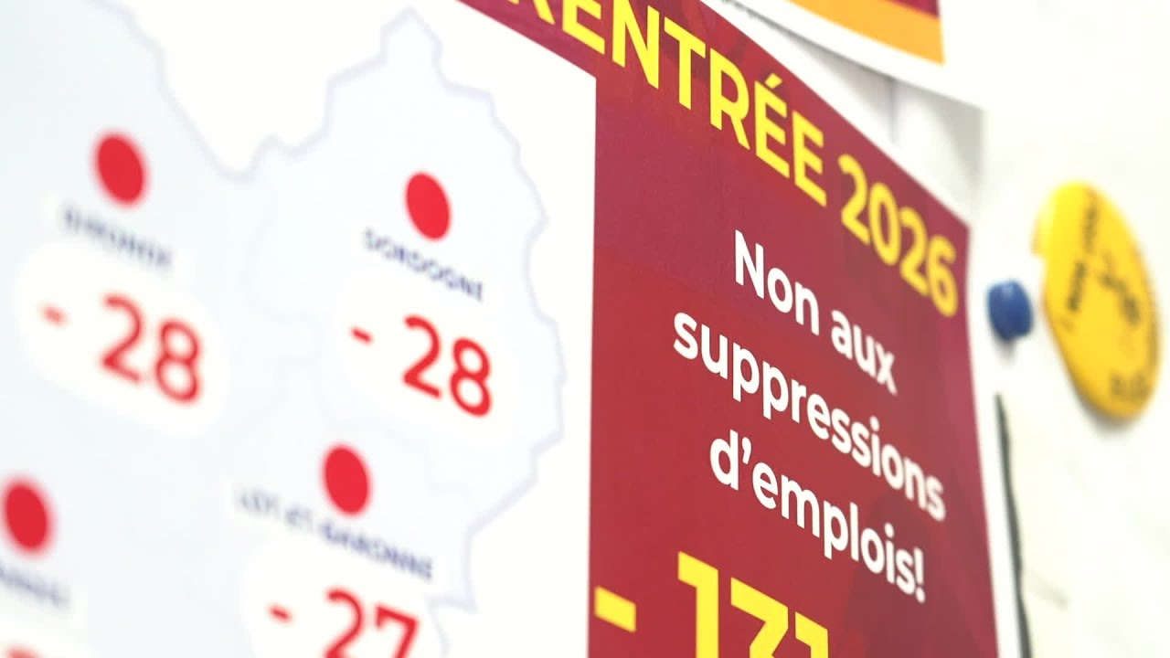 Enseignement : 28 postes supprimés dans le secondaire