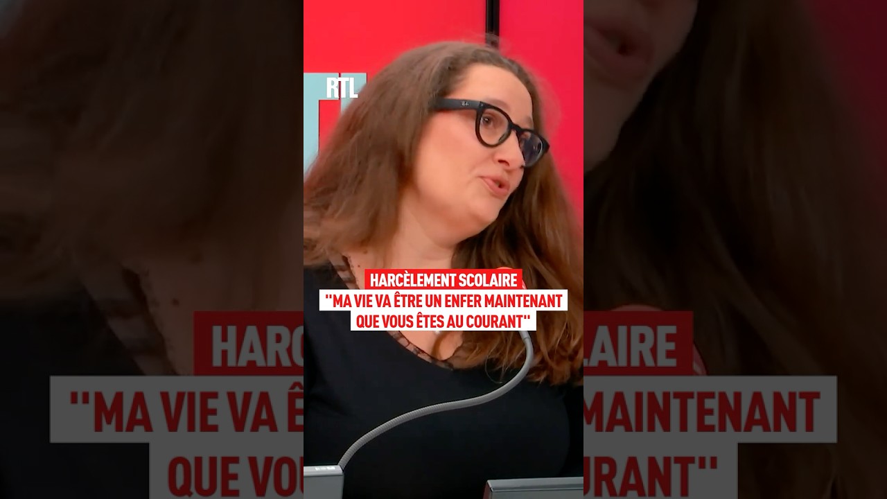 Harcèlement scolaire : "Ma vie va être un enfer maintenant que vous êtes au courant"