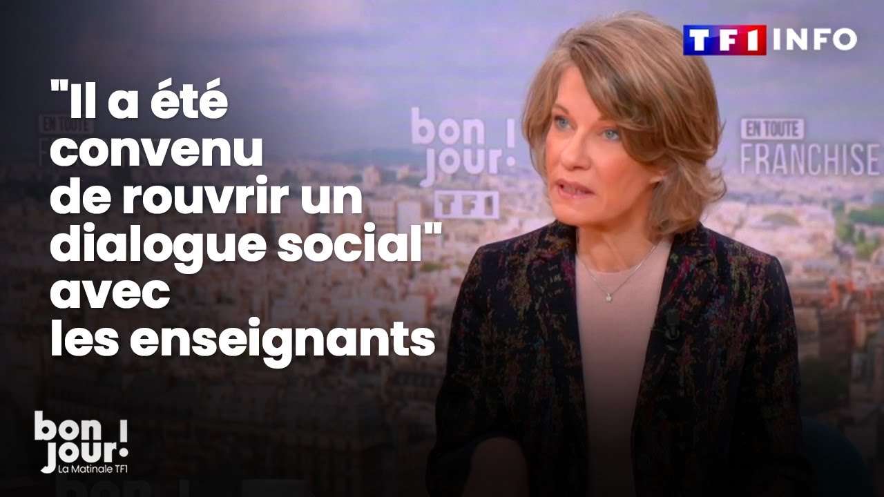 Alerte des syndicats enseignants : "Il a été convenu de rouvrir un dialogue social"