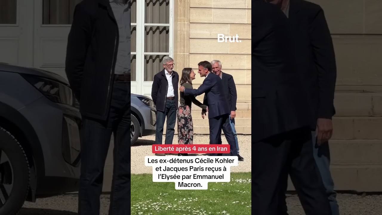 Après 4 ans en Iran, les ex-détenus Cécile Kohler et Jacques Paris reçus à l’Elysée