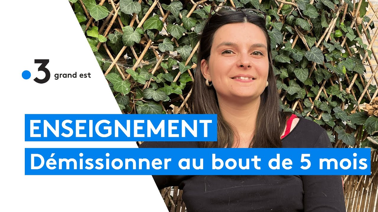 Sa vocation mise à mal, une jeune enseignante de 25 ans démissionne au bout de 5 mois d'enseignement
