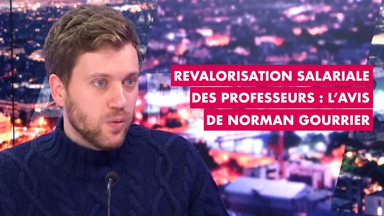 Revalorisation salariale des professeurs : l’avis de Norman Gourrier